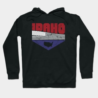 Retro Vintage Idaho USA Hoodie